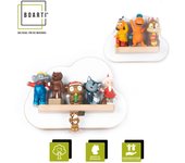 Holz Wolke estantería infantil Toniebox figuras estantería de pared Tonies Holz Wolke estantería infantil Toniebox figuras estantería de pared Tonies