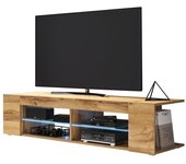 Mueble TV Nashville 113 , Muebles ES, LED, Wotan oak, 137 x 32 x 39cm