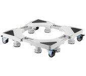 Cromad soporte/base ajustable serie pro con ruedas para nevera y lavadoras - color blanco