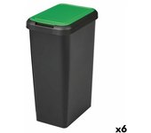 Cubo de Basura para Reciclaje Tontarelli IN7309 (6 Unidades) (29,2 x 39,2 x 59,6 cm)