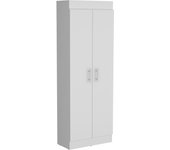 Alacena Nepal en melamina con 2 puertas y 5 estantes , blanco , 169.9 cm  X 60 cm  X 30.3 cm