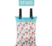 HappyFlute New 40*55cm PUL Waterproof Baby Snap Hanging Carrier Travel Sports Clothing Storage Bag Double Pocket Diaper Wet Bag