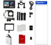HD 4k/30 fps 4K30fps Action Camera   2.0 Inch Screen WIFI Remote View Machine Outdoor Cycling And Diving Mini Camera DV