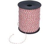 200/500M Roll Electric Fence Rope Polywire with Steel Poly Rope for Horse Animal Fencing Ultra Low Resistance Wire and Accessory