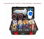 Takara Tomy New Beyblade Burst Metal Fusion Fighting Metal Booster Package Toys Grip Launcher boxs Original