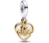 Charm Colgante Pandora Doble Grabable 763237C01