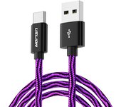 3A USB Type C Cable For Samsung Xiaomi Tablets Data Cable Mobile Phone Charger Cable USB C Cable Nylon Braided Wire 0.3M/1M/1.8M
