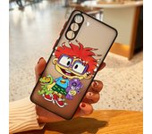 R-Rugrats Cartoon For Samsung Galaxy S23 S22 S21 S20 S10 Note 20 10 FE Plus Ultra Lite Frosted Translucent Phone Case