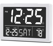 Reloj despertador, Reloj digital, Pantalla más grande LED