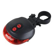 Luz trasera LED para bicicleta, luz láser redonda paralela, luz de advertencia para montar en bicicleta, luz trasera para bicicleta de montaña, resistente al agua para exteriores, 2 uds.