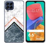 Funda Silicona para Samsung Galaxy M33 5G diseño Mármol 05 Dibujos