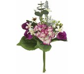 Gerimport Ramo Atado Planta Artificial Violeta Spring 34 Cm - Realista y Duradera
