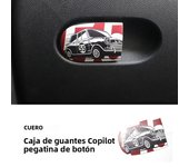 1PC Car Glove Box Handle Decorative Storage Box leather Sticker For MINI COOPER S For F55 F56 F57 F54 F60 Car Interior Stickers