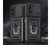 For OPPO A38 4G A18 A78 A98 Camera Shockproof Armor Case For OPPO A54 A74 4G 5G Car Magnetic Holder Ring Protect Cover