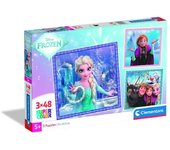 PUZZLE FROZEN 3 X 48 PIEZAS.