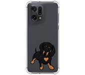 Funda Silicona Antigolpes para Oppo Find X5 5G diseño Perros 04 Dibujos
