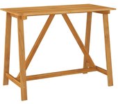 Mesa Alta de Jardín Madera maciza de Acacia 140x70x104 cm