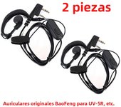 Original Earphones 2 Pin K Port Earphone For Baofeng Walkie Talkie UV-5R UV-82 BF-888S Headset