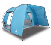 vidaXL Tienda de campaña de coche para 2 personas impermeable azul