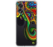 Tumundosmartphone Funda Silicona Antigolpes para Oppo A18 diseño Colores Dibujos