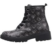 Geox J CASEY GIRL Dc Botas Planas Niña Negro