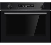 Microondas integrable 45 cm con función horno Cristal Negro Johnson JOR50MI