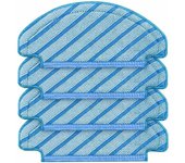 Paquete de 4 paños de limpieza de repuesto compatibles con aspiradoras de girasol Ecovacs OZMO T8 AIVI