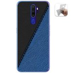 Tumundosmartphone Funda Gel Tpu para Oppo A9 2020 diseño Cuero 02 Dibujos