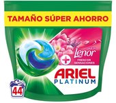 Ariel PODs Platinum, Detergente Líquido En Cápsulas Frescor Sensaciones Cápsulas, 44 Lavados