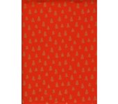 Tarjeta de regalo de Navidad Saul Sadoch Ecocarta H 0,70 Mt L 25 Mt Rojo
