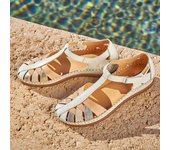 Shoes Sandalias Planas marca Pikolinos para mujer en color beig