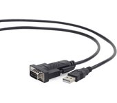 Gembird Adaptador USB a Serie DB9M 1.5m - Conecta Dispositivos Serie a USB