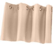 6 Colors and 2 Sizes Available, Blackout Ring Top Half Curtain Window Tiers Valance Sheer Voile Cafe Kitchen