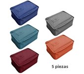 5 Pcs Travel Shoe Bags Portable Holds Multifunction Waterproof Folding Storage High Capacity Shoe Pouch Organizer