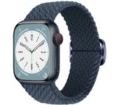 Braided Solo Loop For Apple Watch Band 44mm 40mm 49mm 45mm 41mm 38mm Elastic Nylon Bracelet IWatch Series 8 3 SE 6 7 Ultra Strap