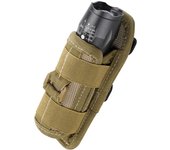 Tactical Rotatable Flashlight Holder Molle Flashlight Holster for Police Military Duty Security Belt