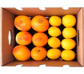 Pomelos y limones frescos caja 4kg | 2kg pomelos y 2kg limones. Pomelos perfectos para zumo o mesa, limones enteros naturales. Fruta de temporada, sin químicos, cultivada de forma sostenible, somos agricultores, directo del campo. Tropitop