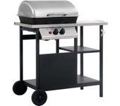 3 estaciones barbacoa y parrilla de gas
