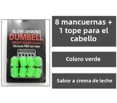 8Pcs/Pack 12mm Carp Fishing Bait Slow Sinking Dumbells Bait Fruity Squid Flavour Fake Food PopUp Tackle Floating Artificial Bait