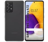 Tumundosmartphone Funda Silicona Gel TPU Transparente para Samsung Galaxy A72