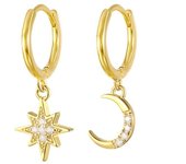 Fashion women's turquoise pendant earrings, simple mini perforations, jewelry accessories, 2025 trend, new
