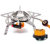 Camping burner, high-power gas stove, kitchen utensils, portable oven, picnic, barbecue, travel supplies, outdoor entertainment