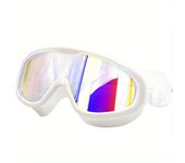 1pc Swimming Goggles With Large Frame, Waterproof And Anti Fog Swimming Goggles, Diving Goggles For Men Women,