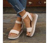 Sandalias planas de fashionable verano para mujer