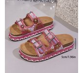 2025 verano nuevo Zapatos de mujer de verano zapatillas de moda sandalias zapatos casuales de mujer