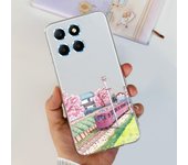 For Honor X6S Case Leopard Print TPU Soft Silicon Protective Back Cover for HonorX6s X 6s X6s Phone Cases Bumper Clear Capa