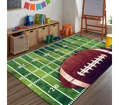 Alfombra de juego de campo de fútbol de interior Sala de estar Alfombra de mesa de café Alfombra de noche de dormitorio Alfombra