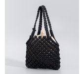 Handbag hand-woven bag seaside holiday beach bag New fishing net pocket cotton bag woman