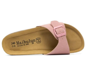 Zapatillas de corcho antideslizantes para hombre y mujer, zapatos informales para exteriores, novedad de verano