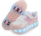 Mob Shoes Patines Con Ruedas Recargables Con Luces LED Para Niños Y Adultos